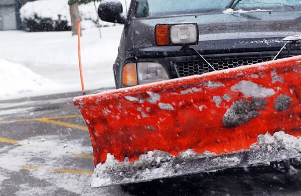 Snow Plow Damage Asphalt